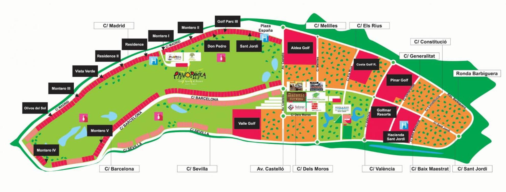 Espectacular Chalet Adosado Para Vacaciones En Panoramica Golf Sant Jordi Екстер'єр фото