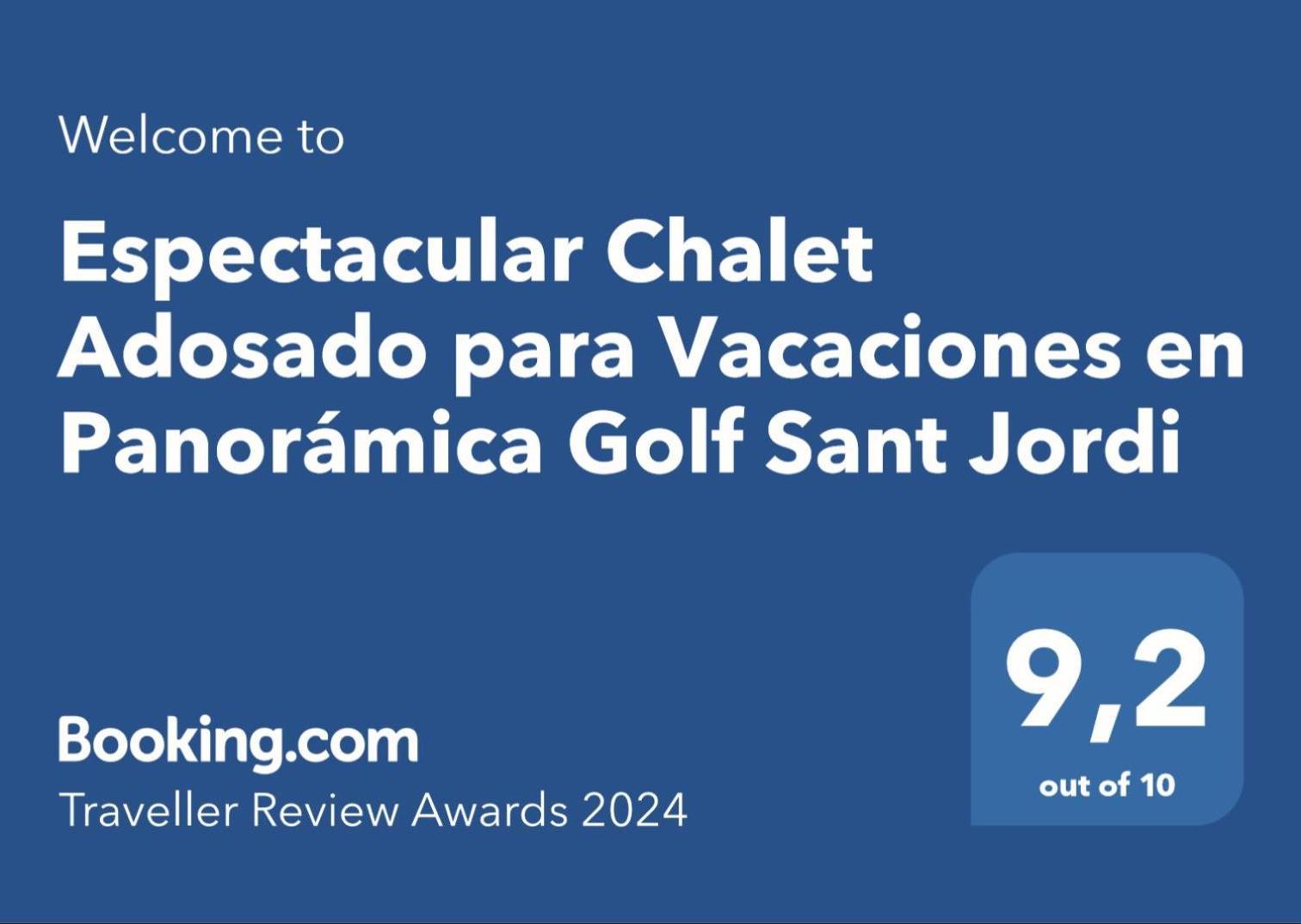 Espectacular Chalet Adosado Para Vacaciones En Panoramica Golf Sant Jordi Екстер'єр фото